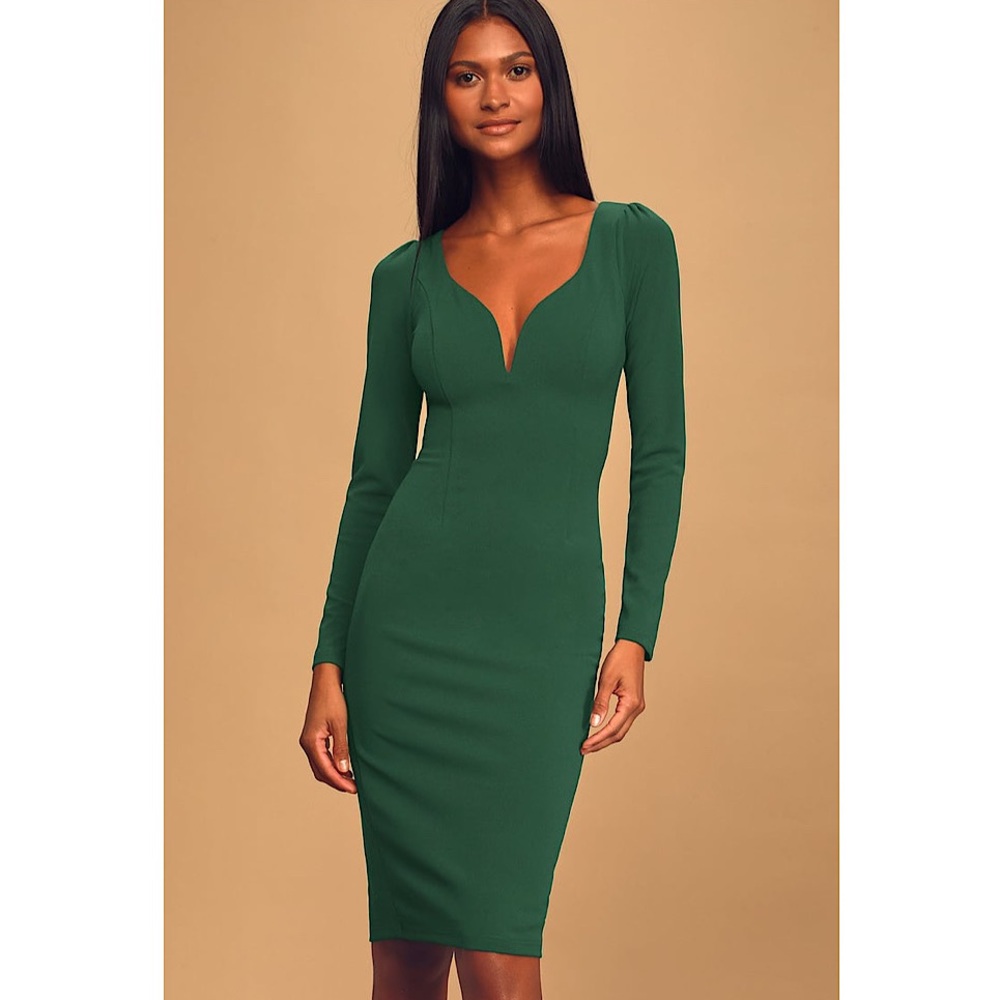 Green Bodycon Dress